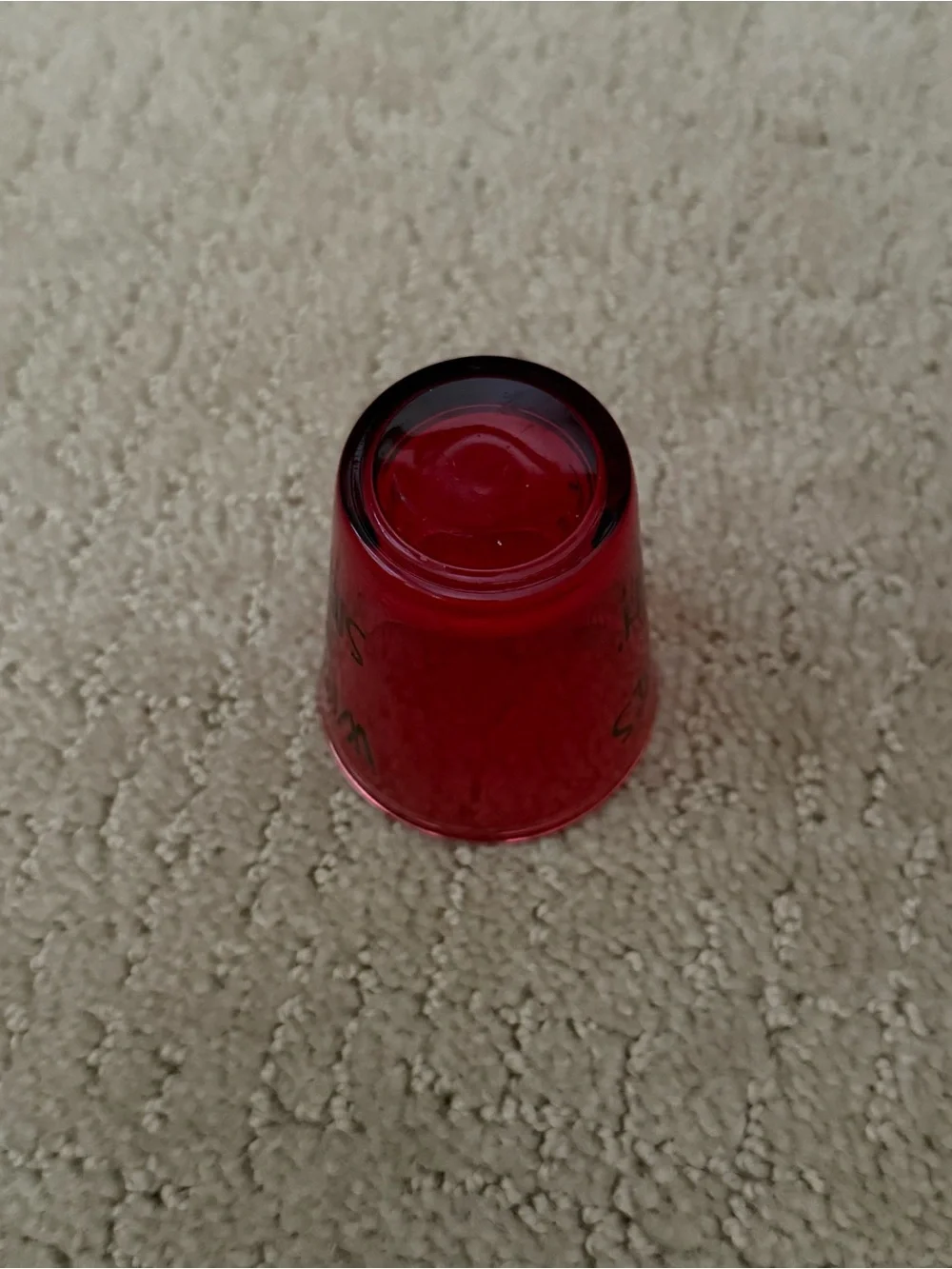 Red Shot Glass
